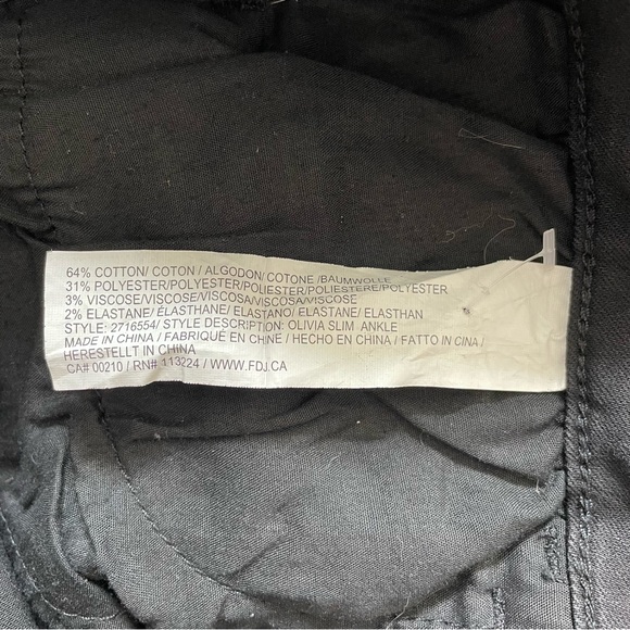 FDJ French Dressing Jeans Olivia Floral Embellished Mid Rise Jeans - Picture 6 of 7